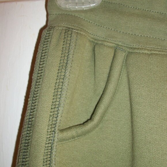 WOOLRICH NWT Girl's Sz M 5/6 Sage Green Soft Sweat Pants Drawstring Waist - Picture 2 of 7